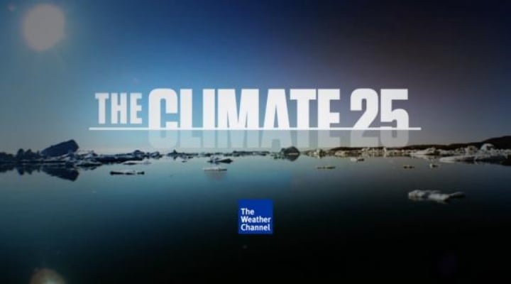 Weather Channel - Climate 25 - Climate Change education